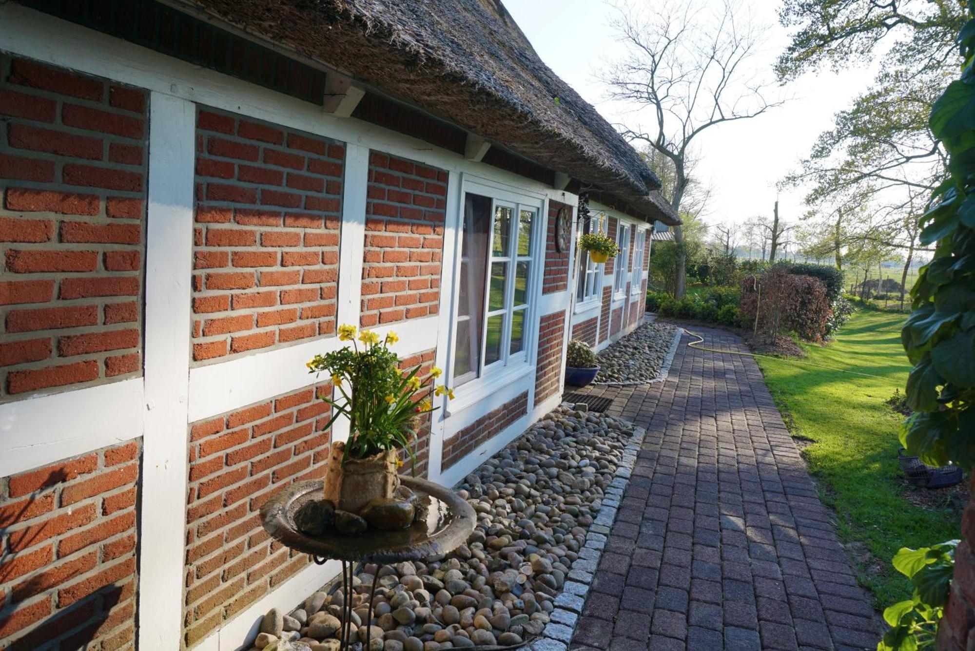 Altes Landhaus Oste, Klavier Appartement, 2 Zimmer Mit Kamin Hemmoor Kültér fotó