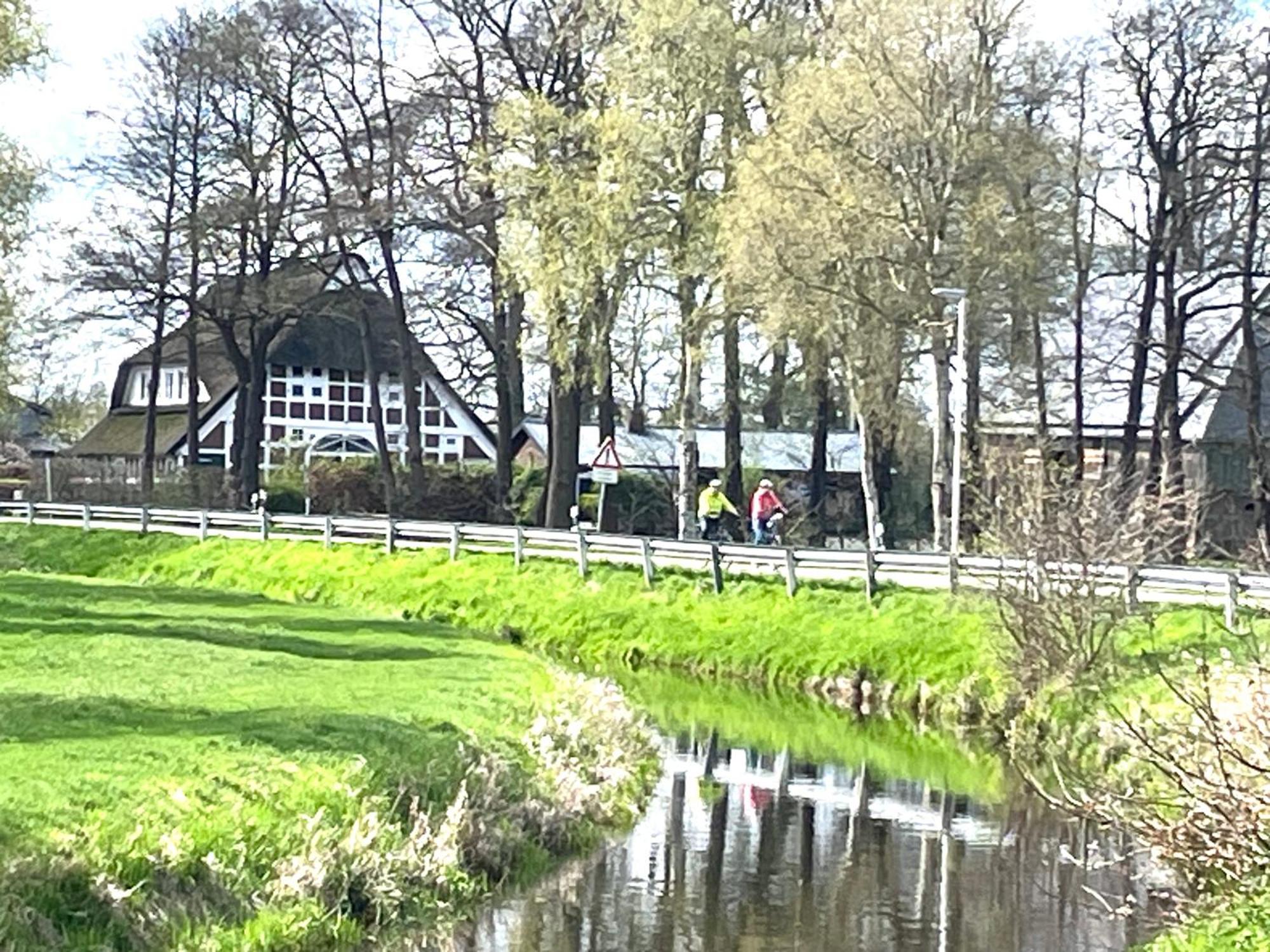 Altes Landhaus Oste, Klavier Appartement, 2 Zimmer Mit Kamin Hemmoor Kültér fotó